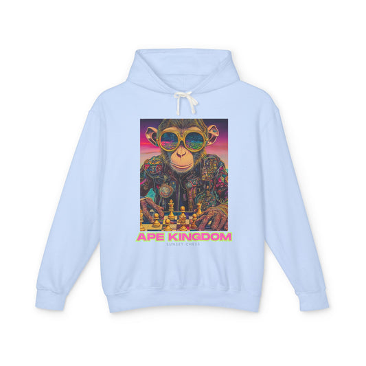 Chill Chimp - Sky Blue Chess Hoodie