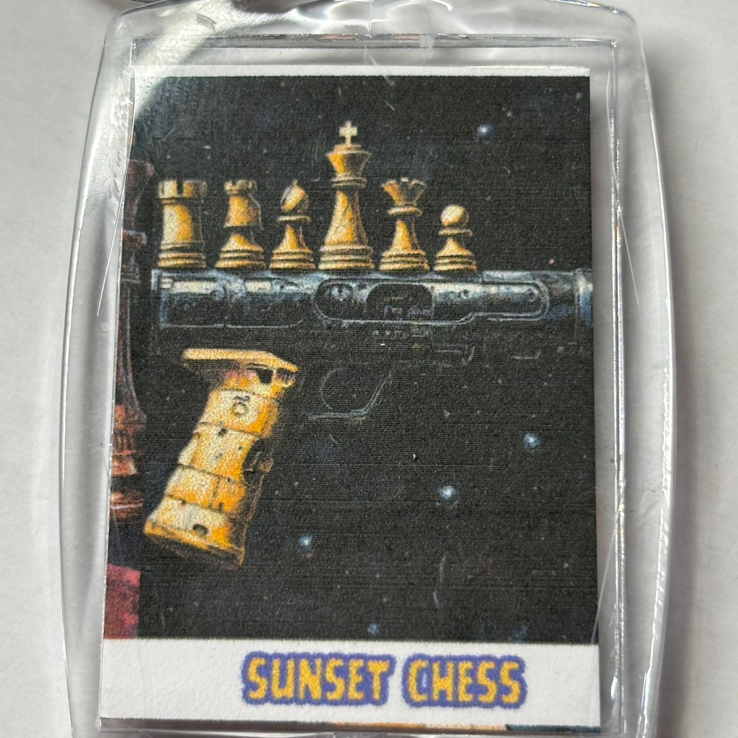 Firepower - Chess  Photo Keychain