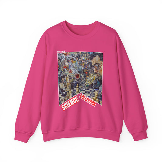 Science Experiment - Hot Pink Chess Crewneck Sweater