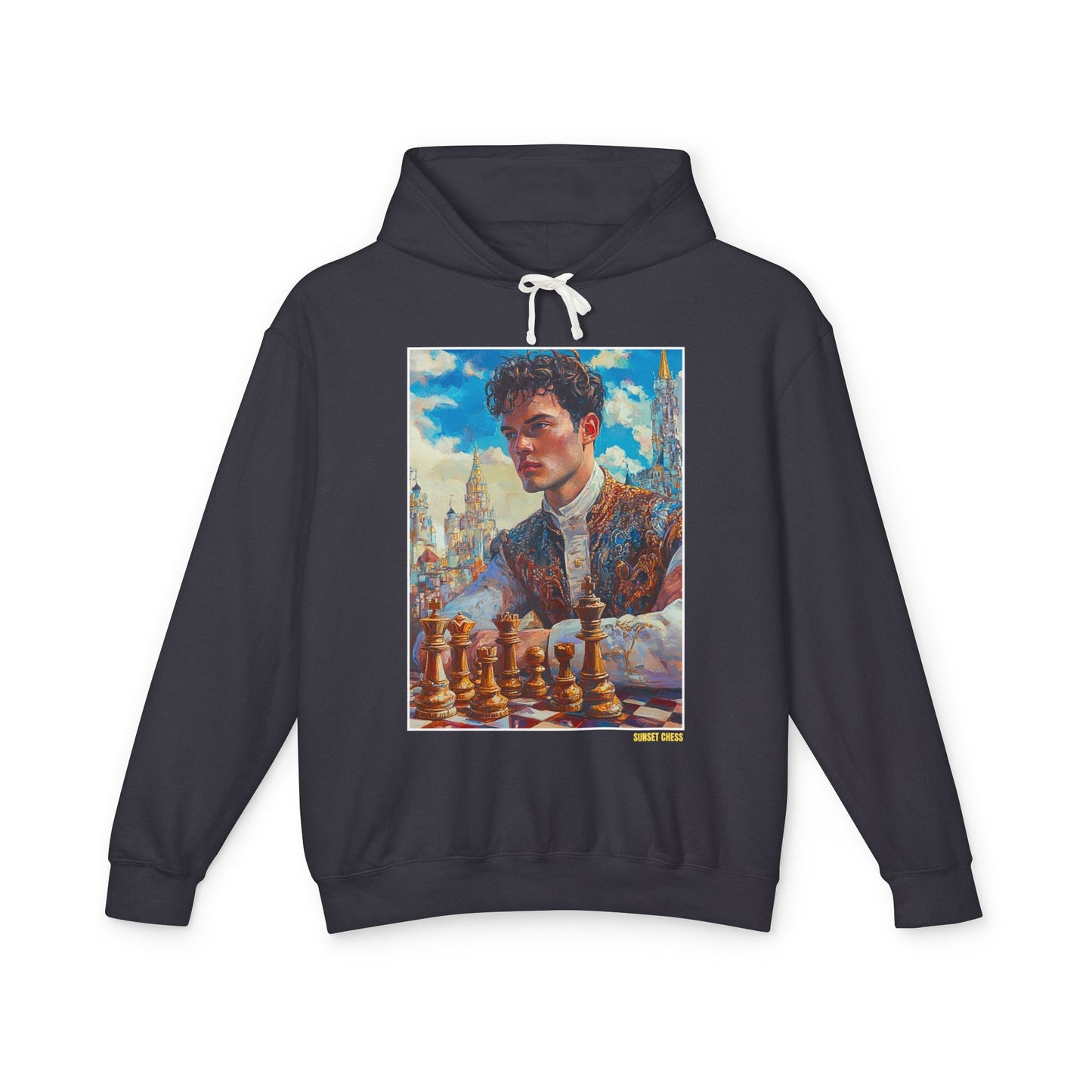 The Future Is Bright - Black Chess Hoodie