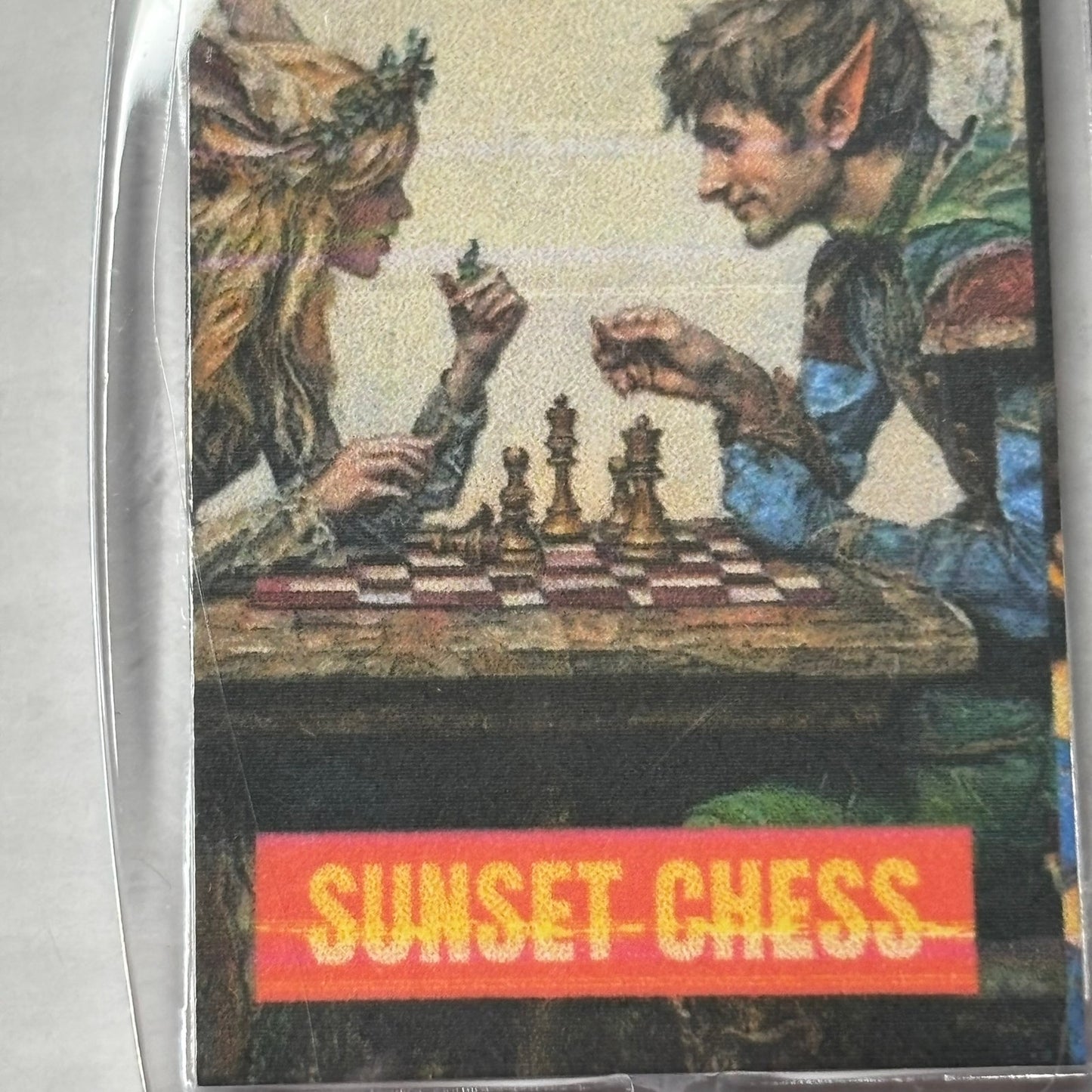 Elves - Chess  Photo Keychain