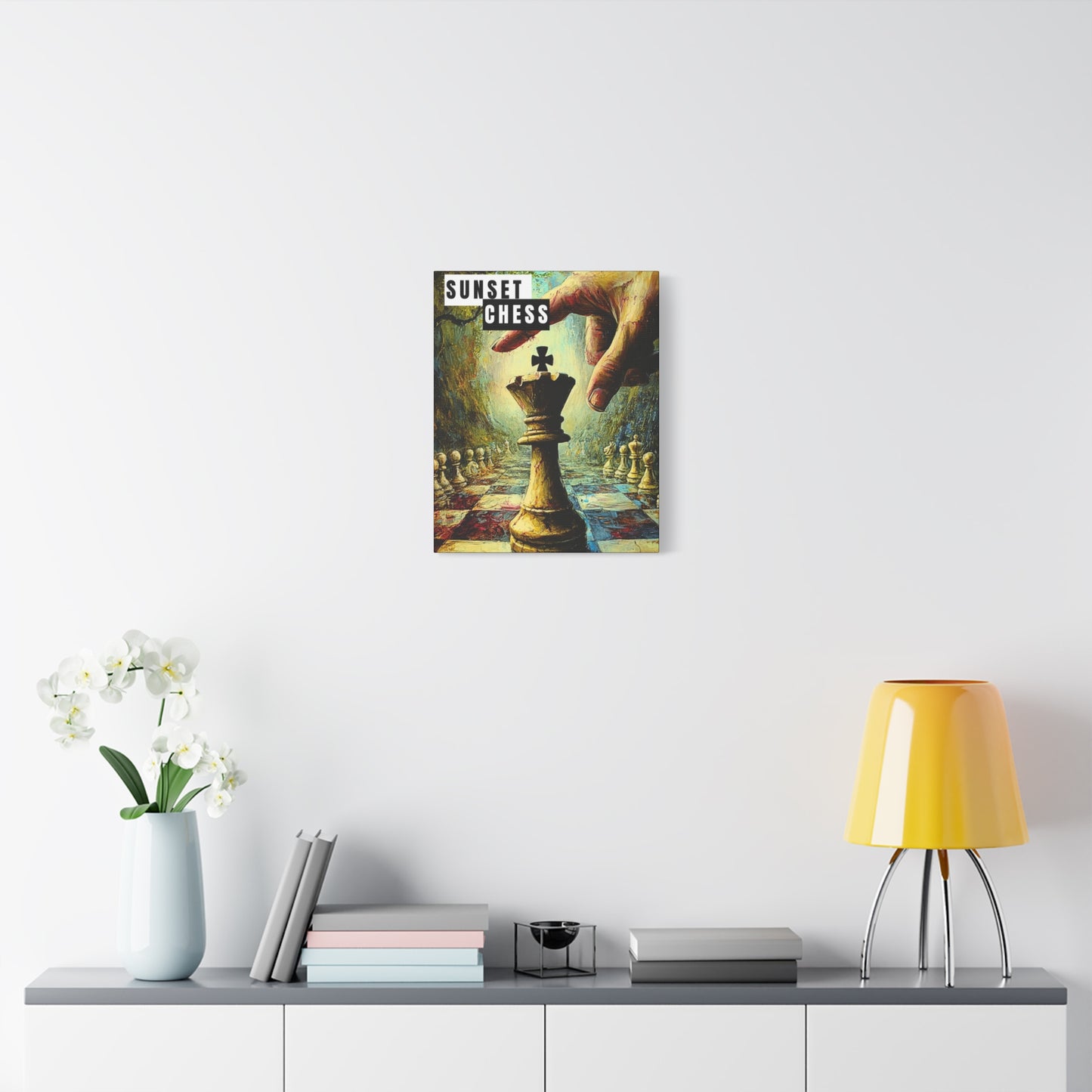 The Magic Touch - Canvas Chess Print 16"x20"
