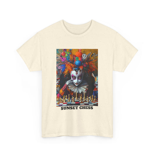 Party Clown Plays Chess - Natural tan Chess T Shirt