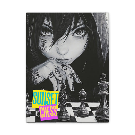 Don't Judge Me - Canvas Chess Print 12"x16"