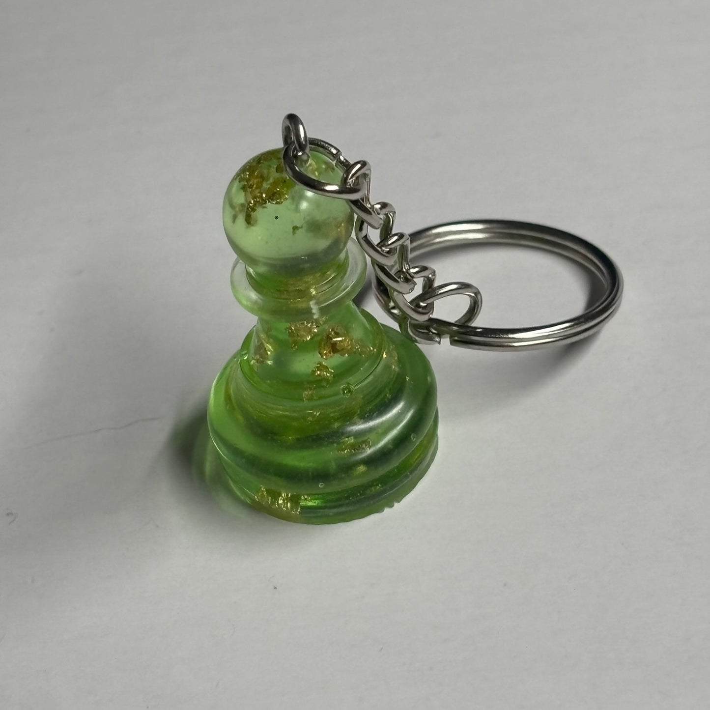 Green Pawn - Handmade Resin Keychain