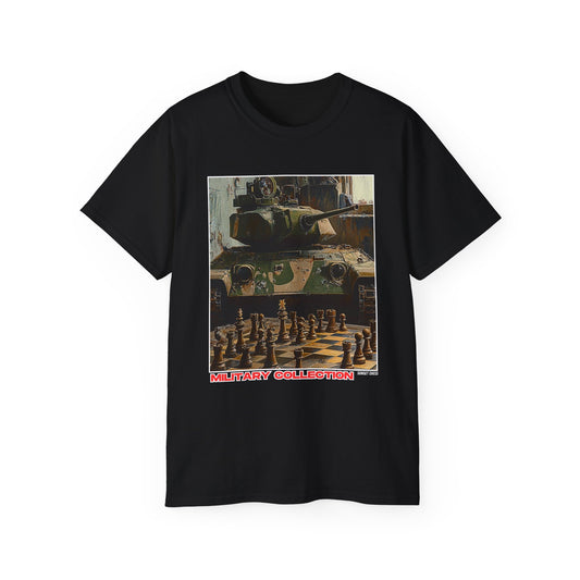 Military Tank - Black Chess T Shirt