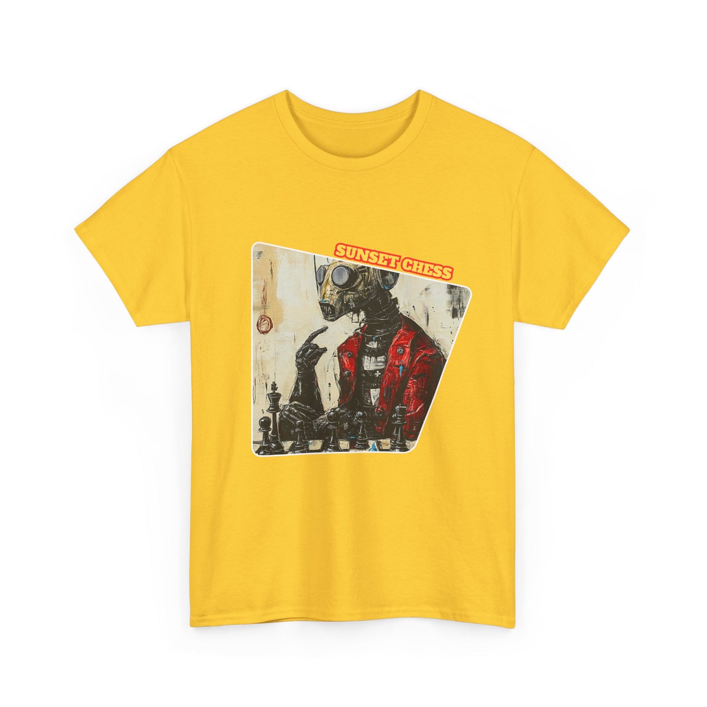 Mechanical Man - Yellow Chess T Shirt
