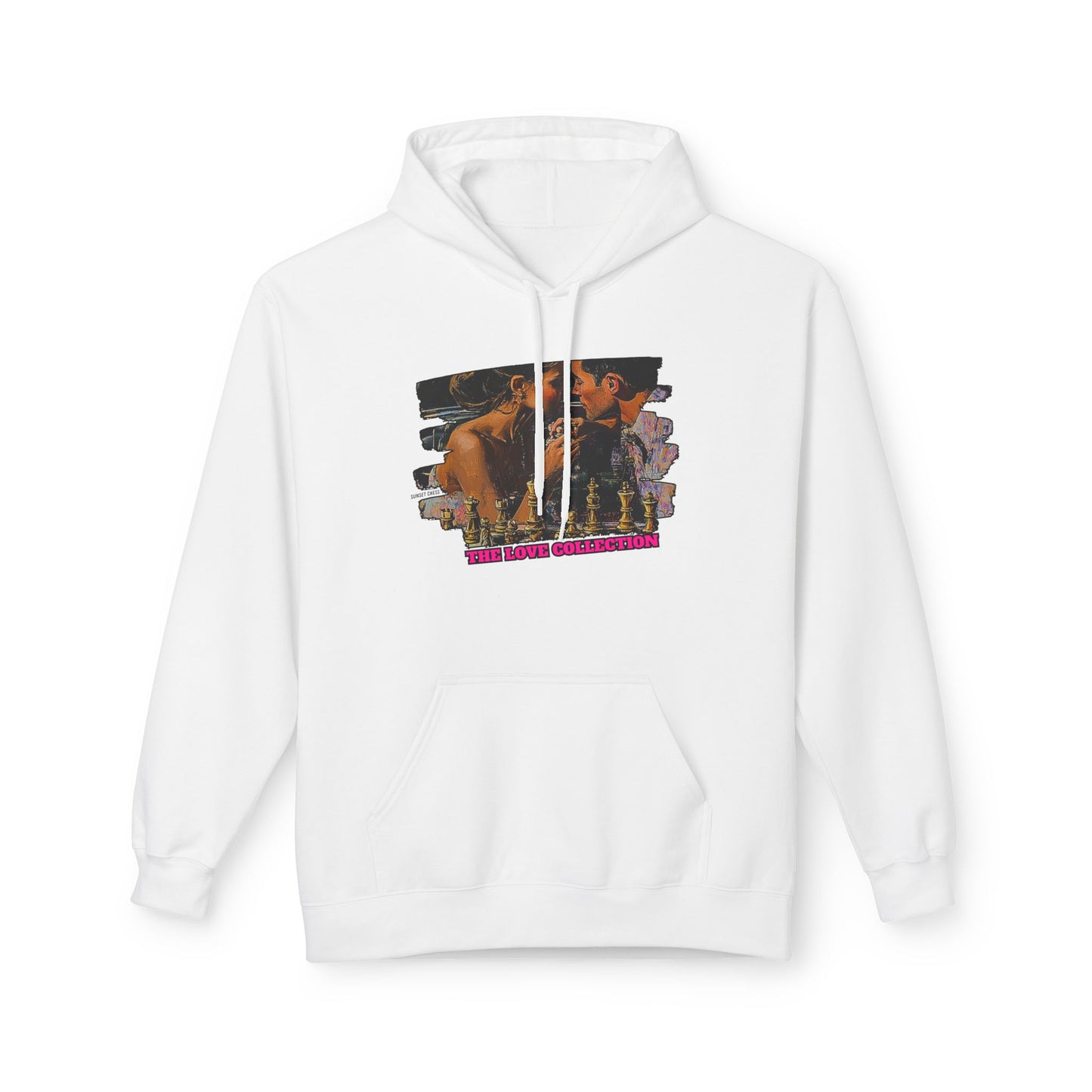 Come Closer - Unisex White Midweight Softstyle Fleece Hoodie
