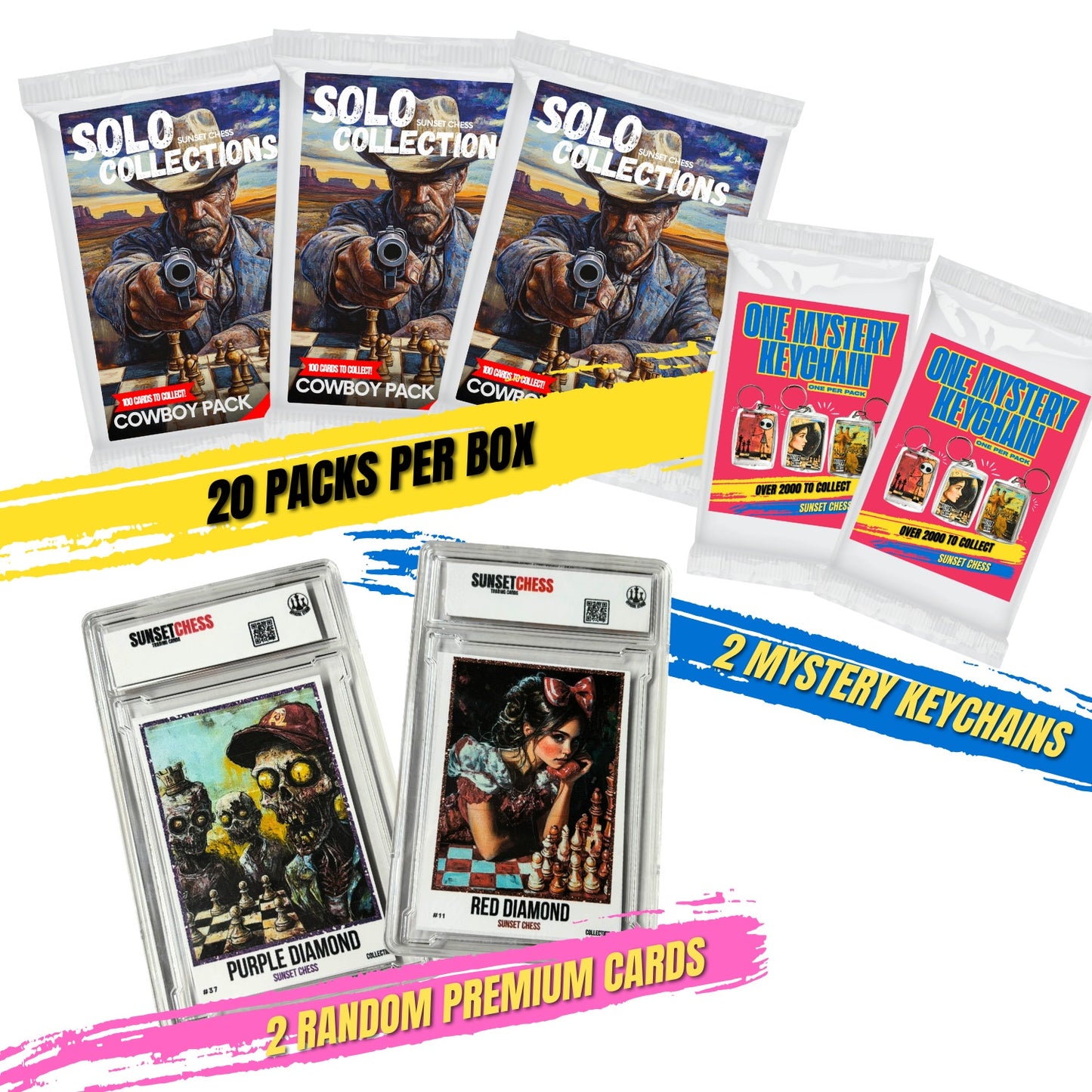 Cowboy Collection - Jumbo Box Pack - Chess Trading Cards