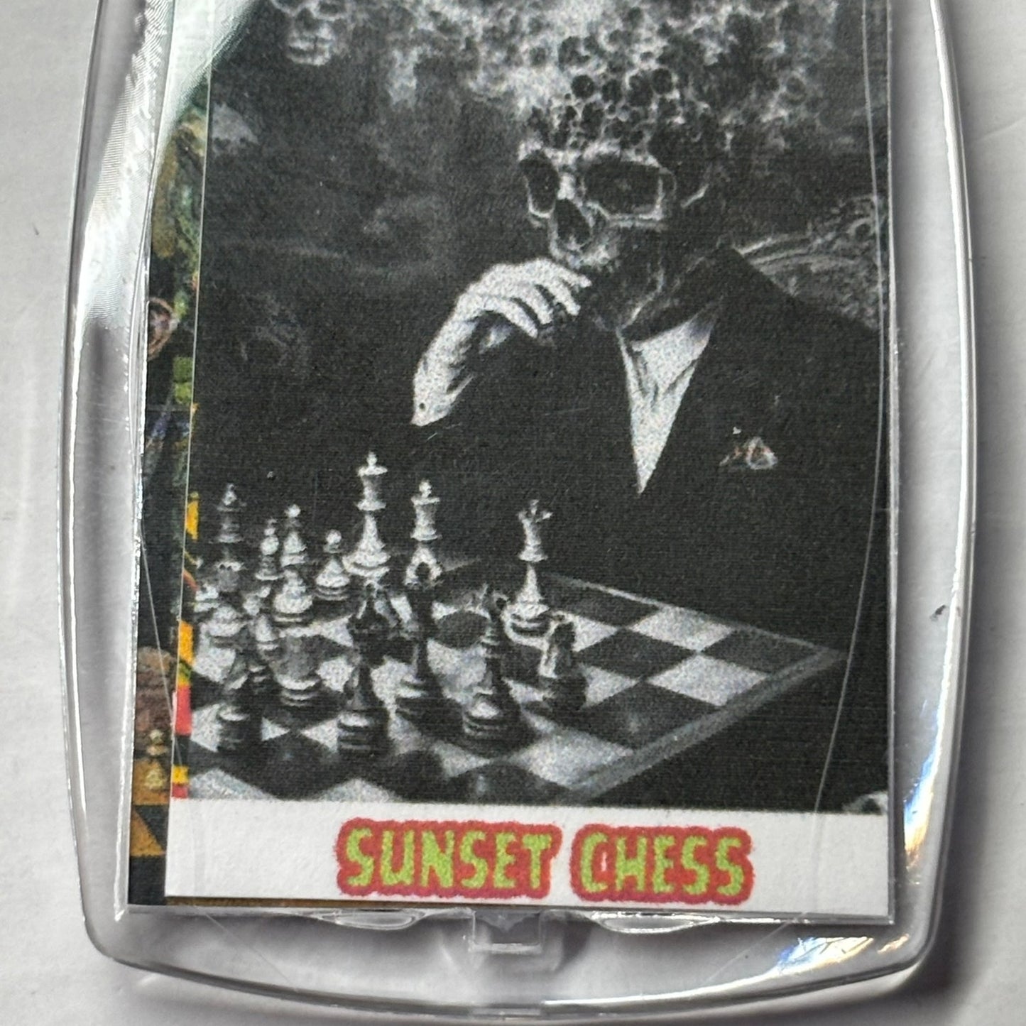 Black & White - Chess  Photo Keychain