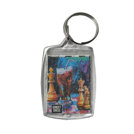 Soda Pop - Chess  Photo Keychain