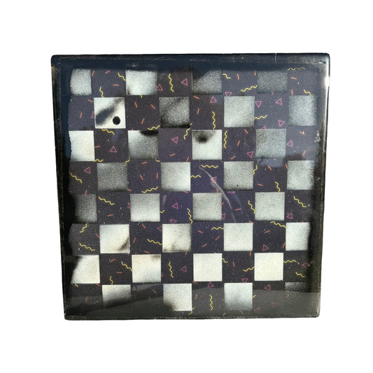 Party Chrome - Resin Coated Chess Board