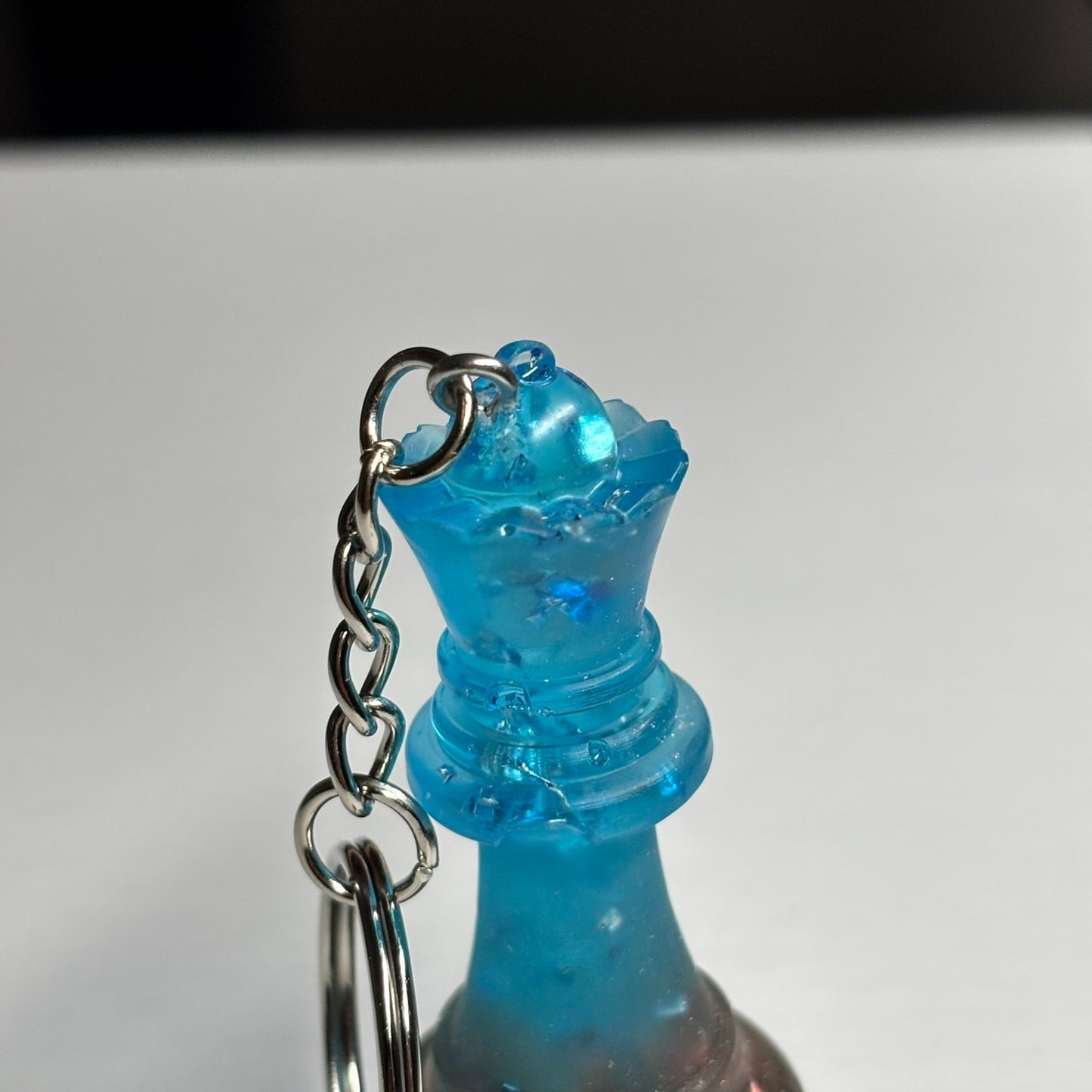 Blue Ocean Queen - Handmade Resin Keychain