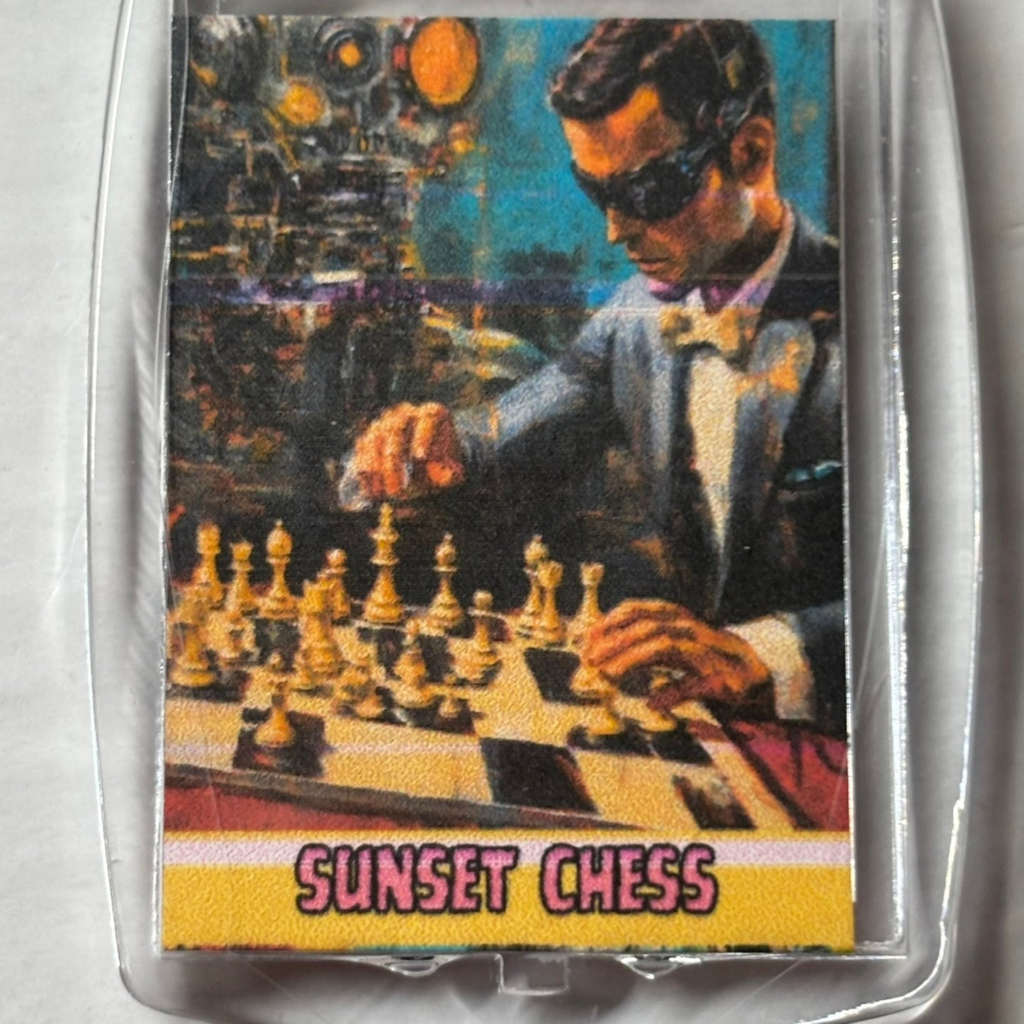 High Class Man - Chess  Photo Keychain