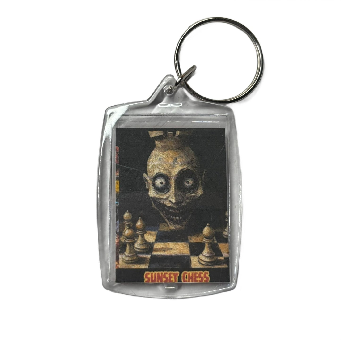 Scary Fred - Chess  Photo Keychain