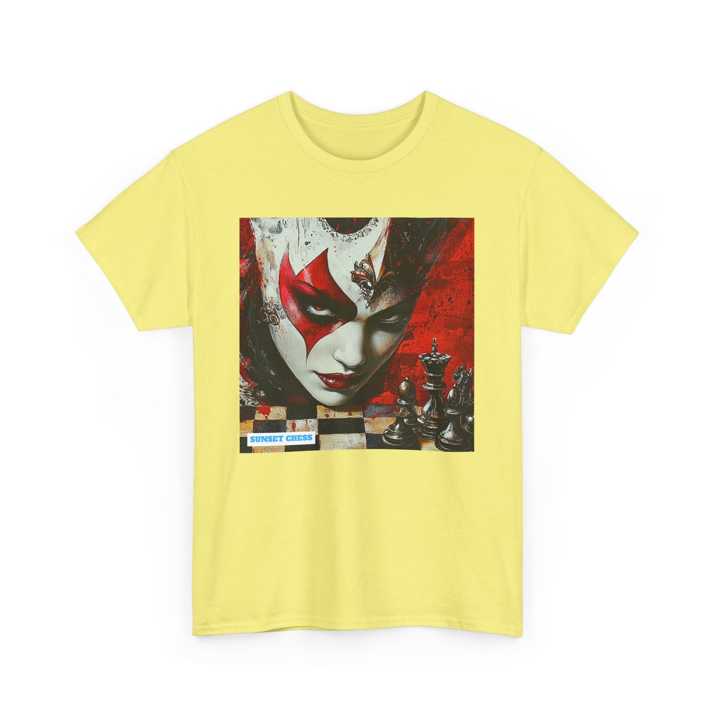 Watching You Closely - Cornsilk Yellow Chess T Shirt