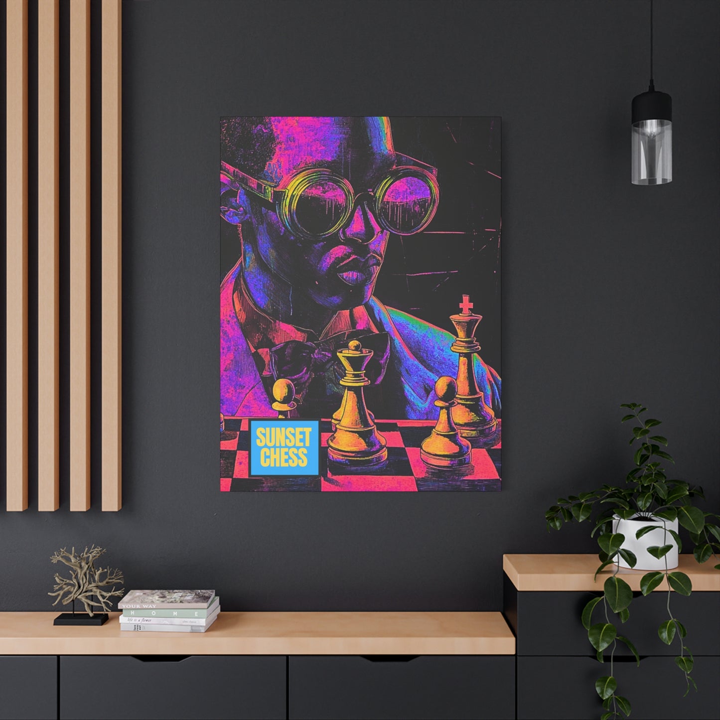 Night Watch - Canvas Chess Print 36"x48"
