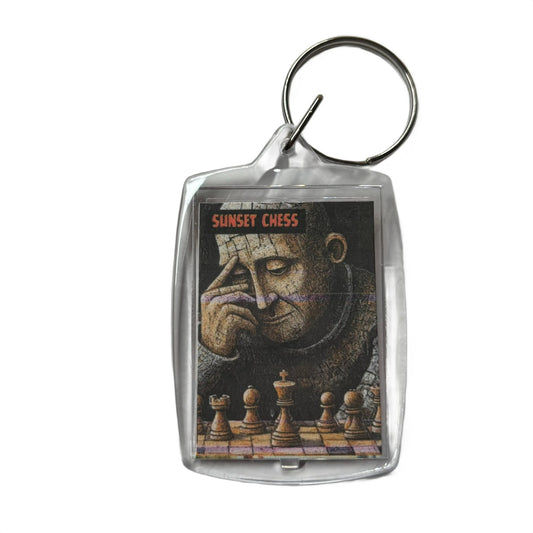 The Blunderer - Chess  Photo Keychain