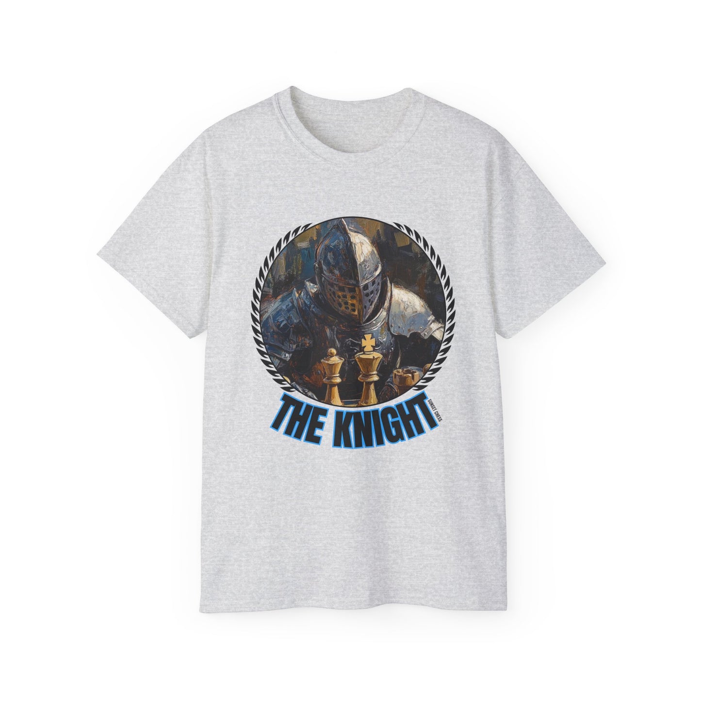 The Knight - Ash Gray Chess T Shirt