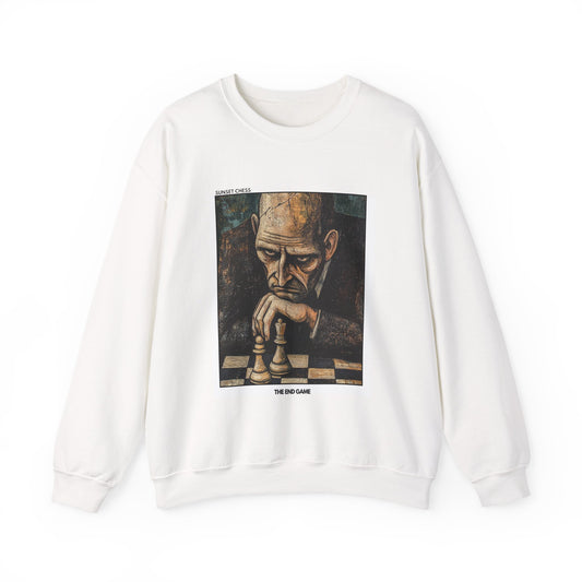 The End Game - White Chess Crewneck Sweater