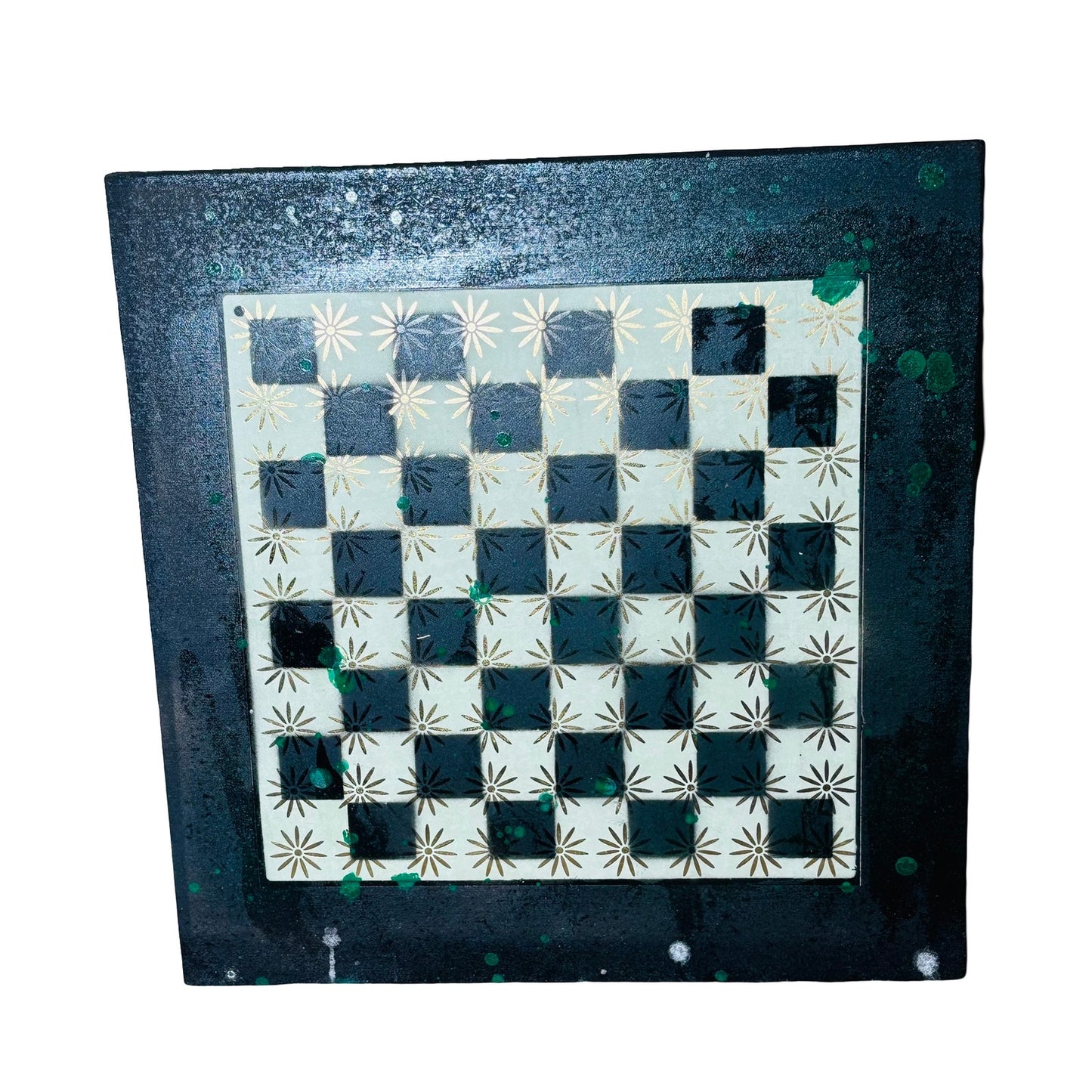 Green Overdrive - Large Scrapbook Chess Board