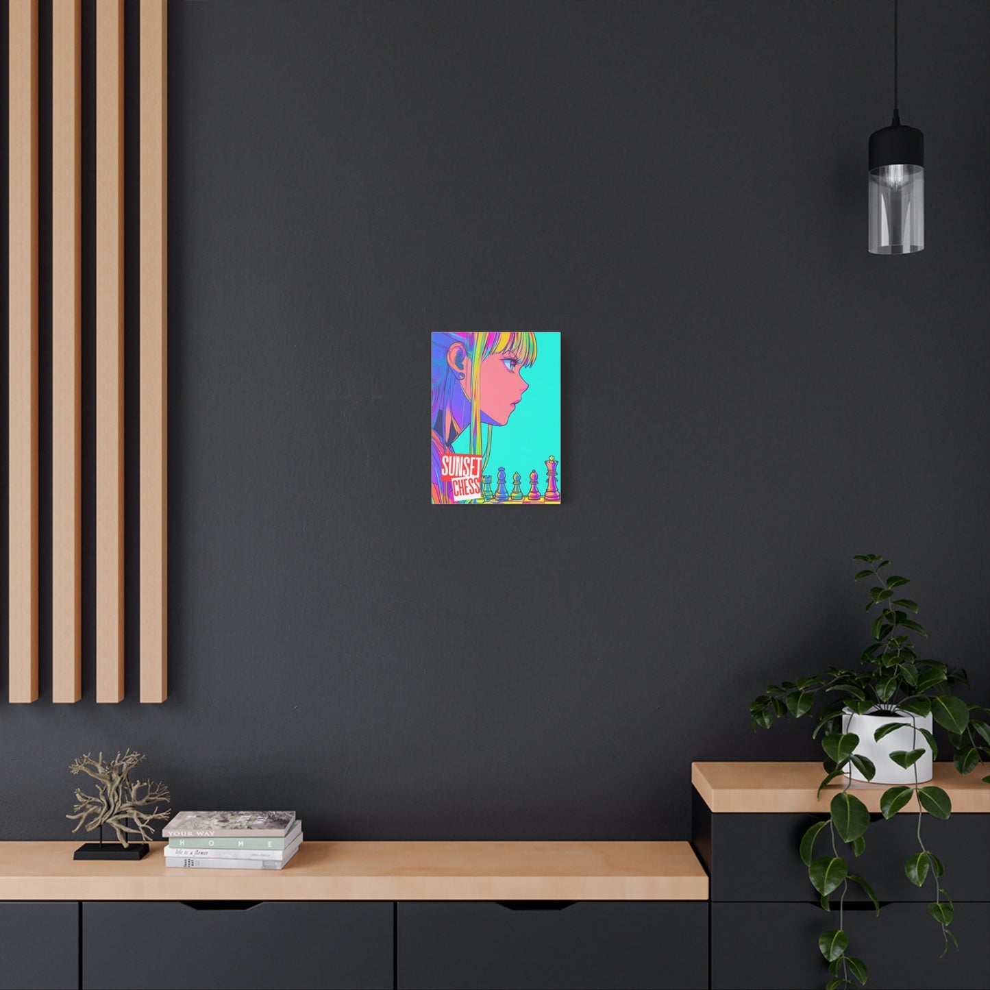 Retro Pop - Canvas Chess Print 12"x16"