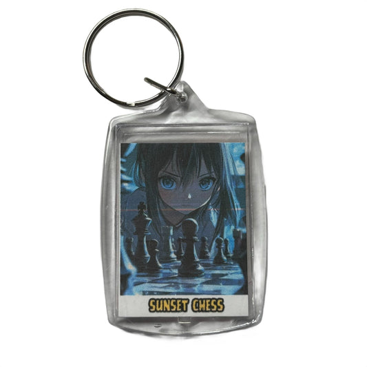 Anime Thinker - Chess  Photo Keychain