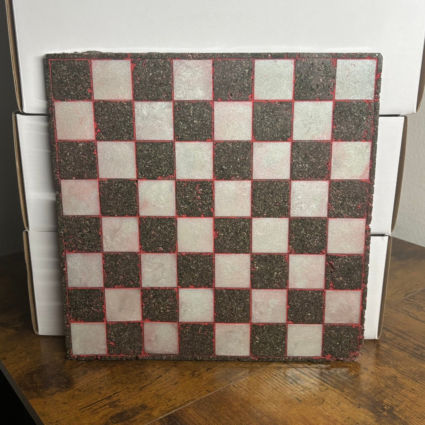 Rocky Gray - Resin Chess Board