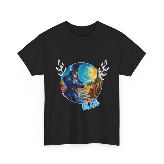 Majestic Chess - Blue Collection -  White T Shirt