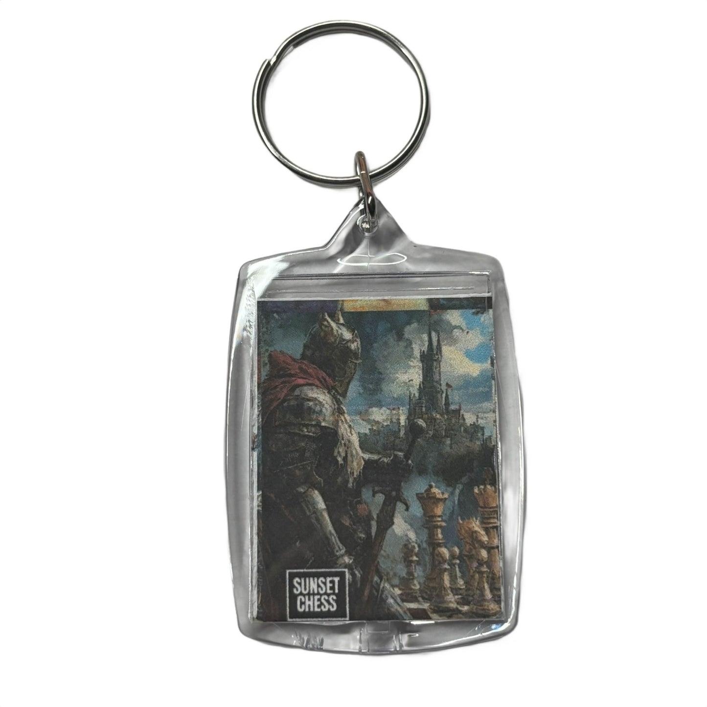 His Kingdom - Chess  Photo Keychain