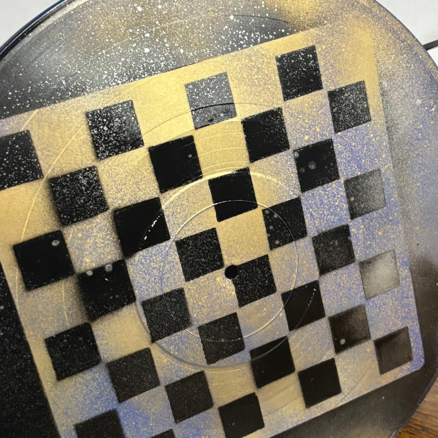 Golden Black - Vinyl Chess Board