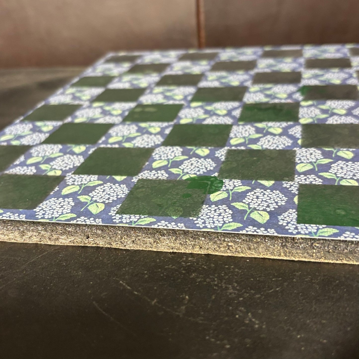 Shade Green - Scrapbook Chess Board