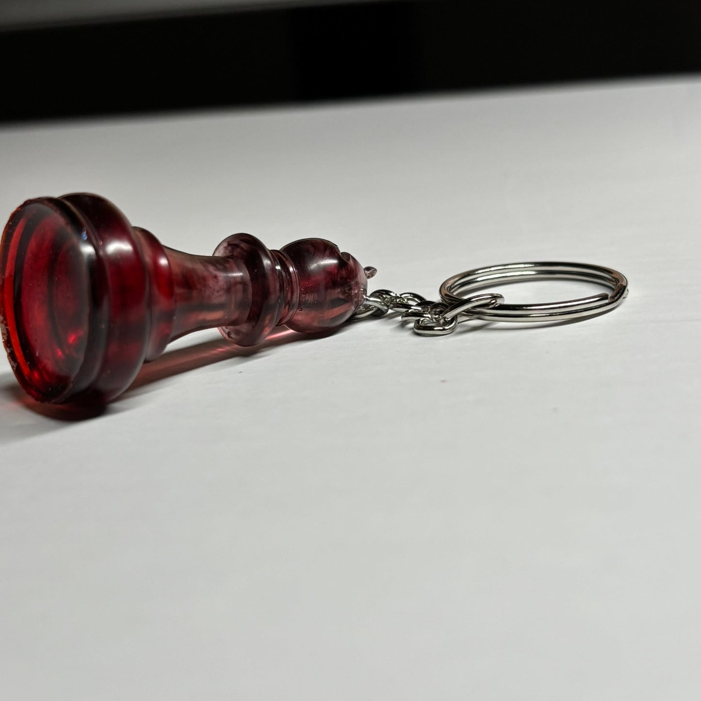 Red Vile Bishop - Handmade Resin Keychain