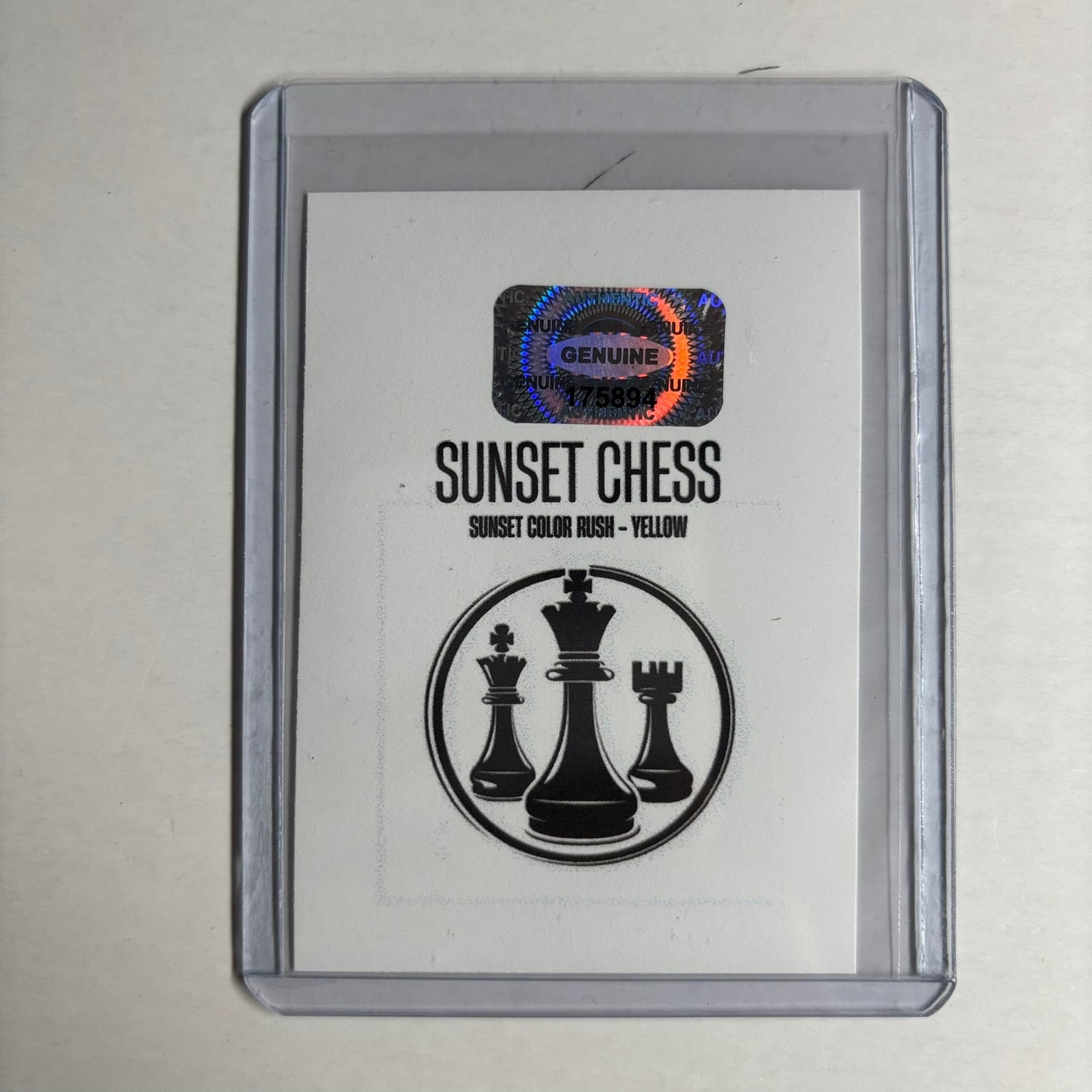Yellow Collection - Trading Card