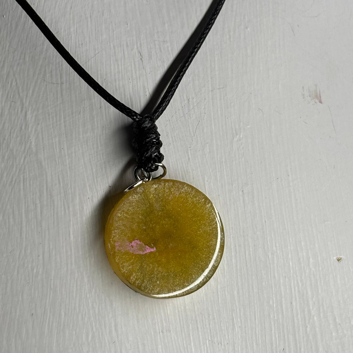 Supreme Yellow Pawn - Handmade Resin Chess Necklace