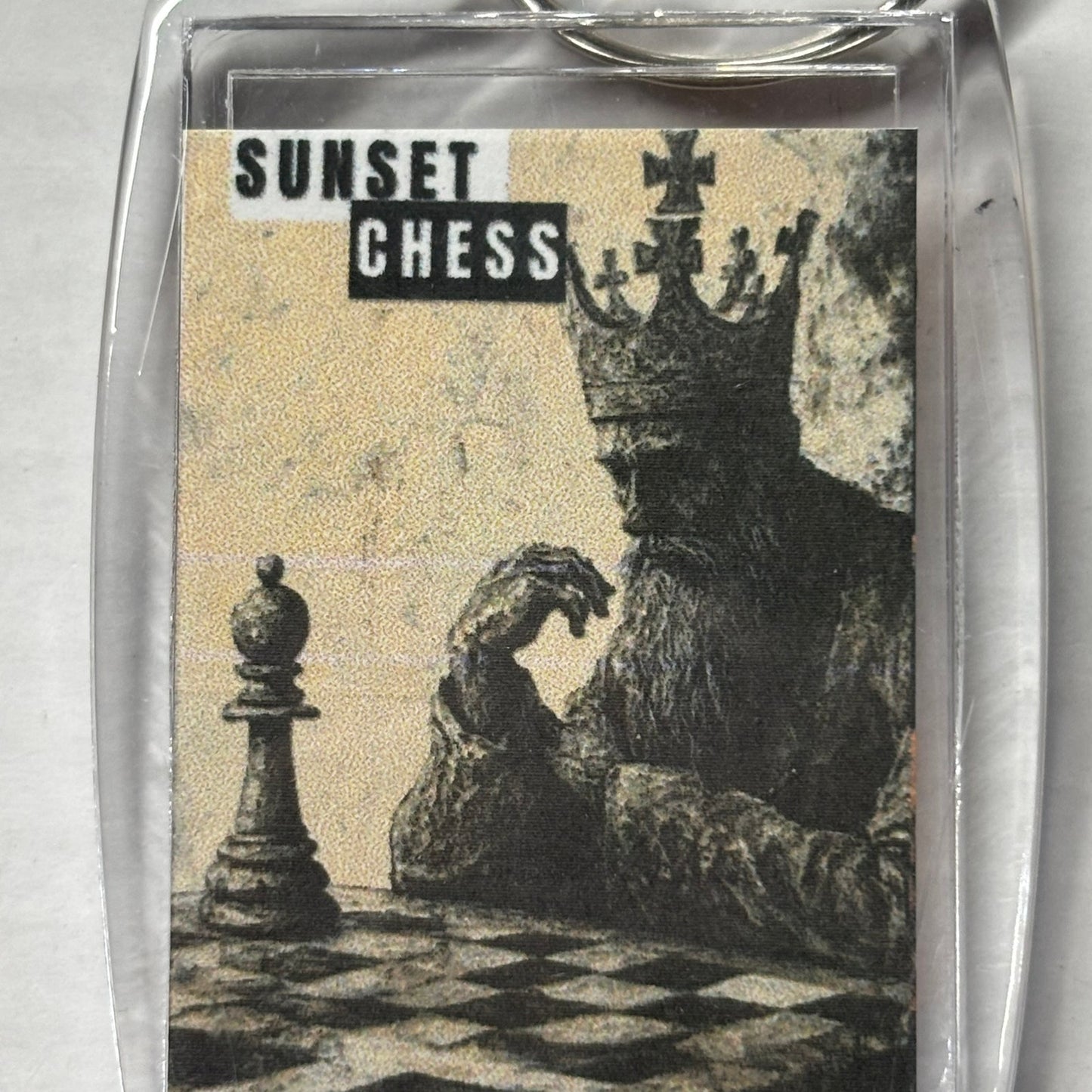 Peaceful Solitude - Chess  Photo Keychain