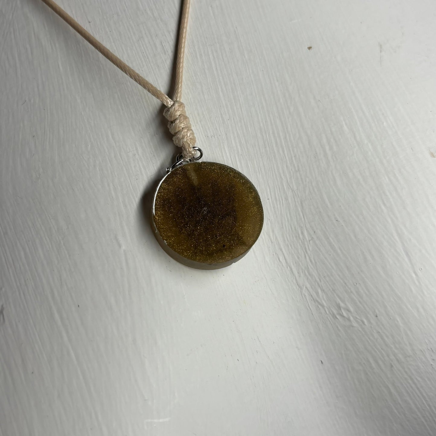 Vintage Dark Queen - Handmade Resin Chess Necklace