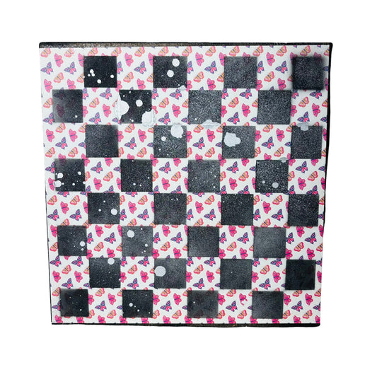 Simple Butterflies - Scrapbook Chess Board