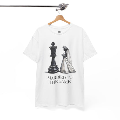 Married to the Game - Unisex Heavy Cotton Chess Tee