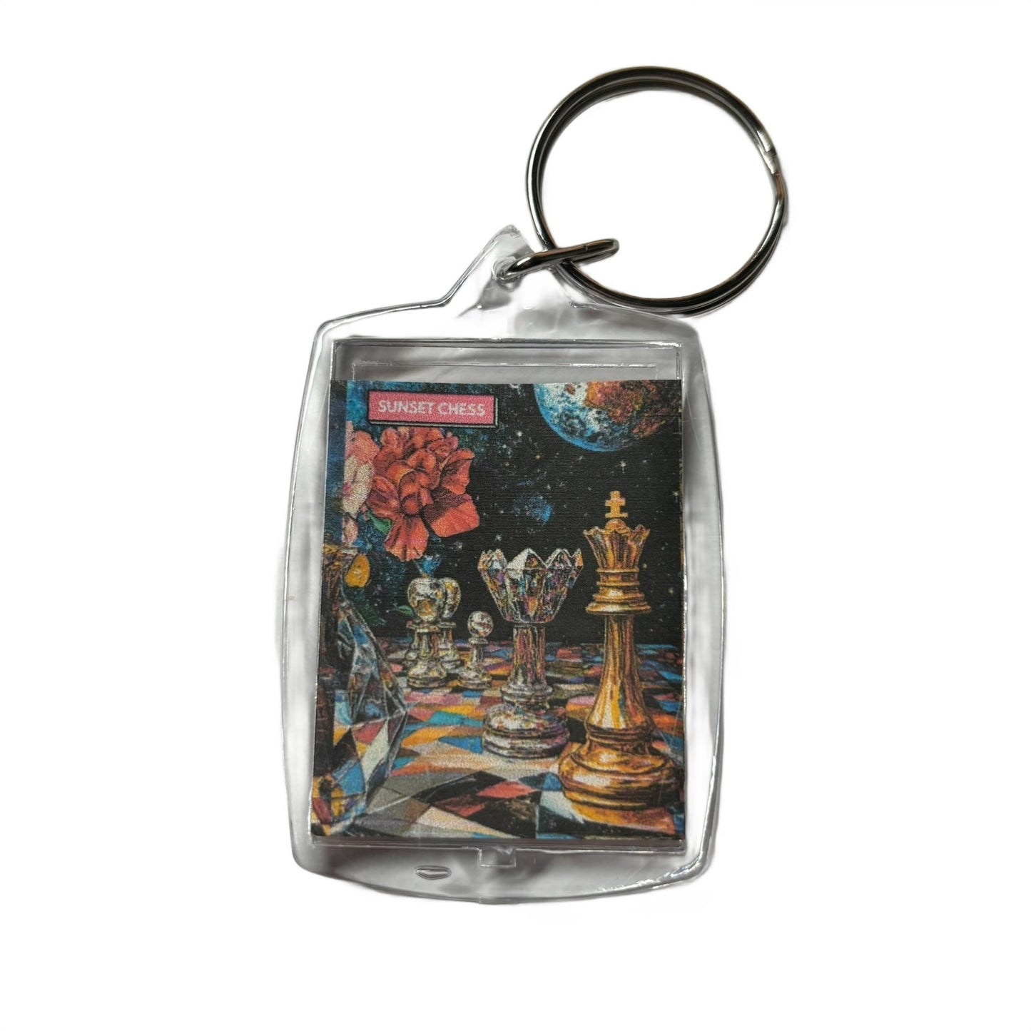 Royal Skies - Chess  Photo Keychain