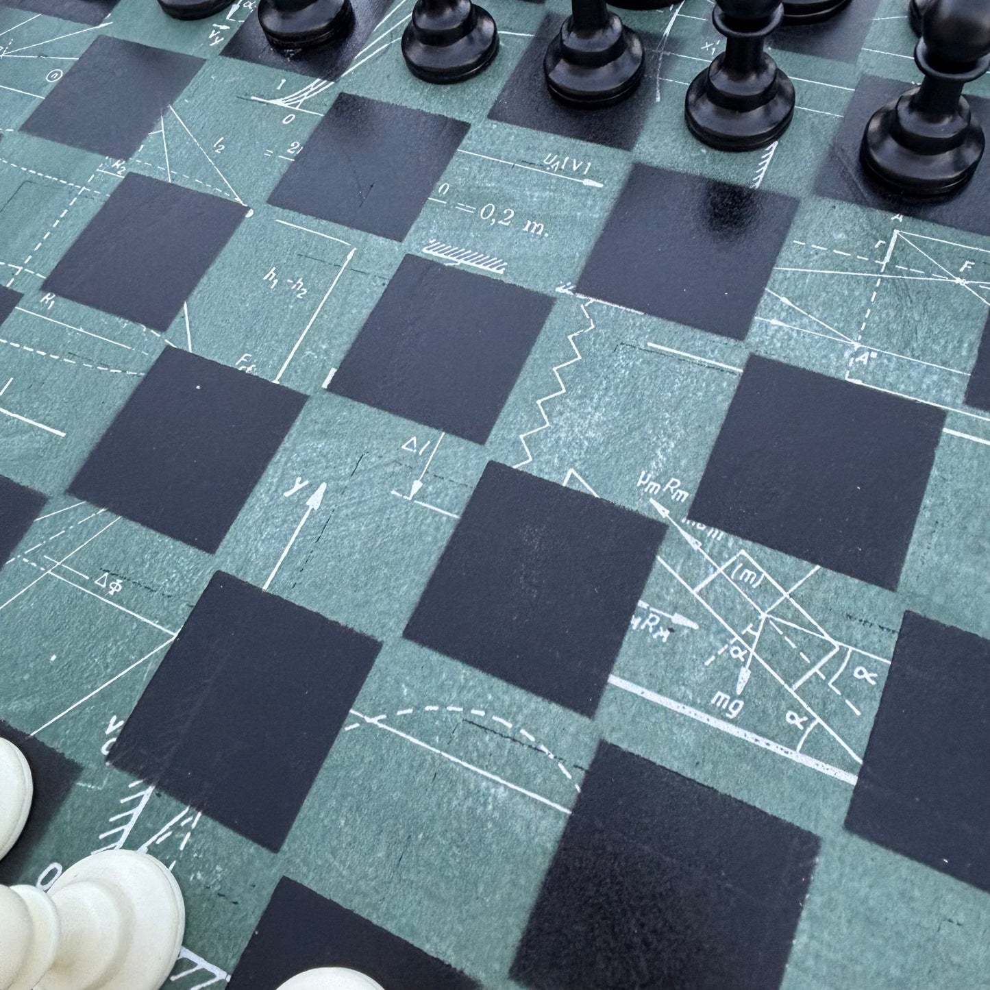 Math Board - Scrapbook Chess Set