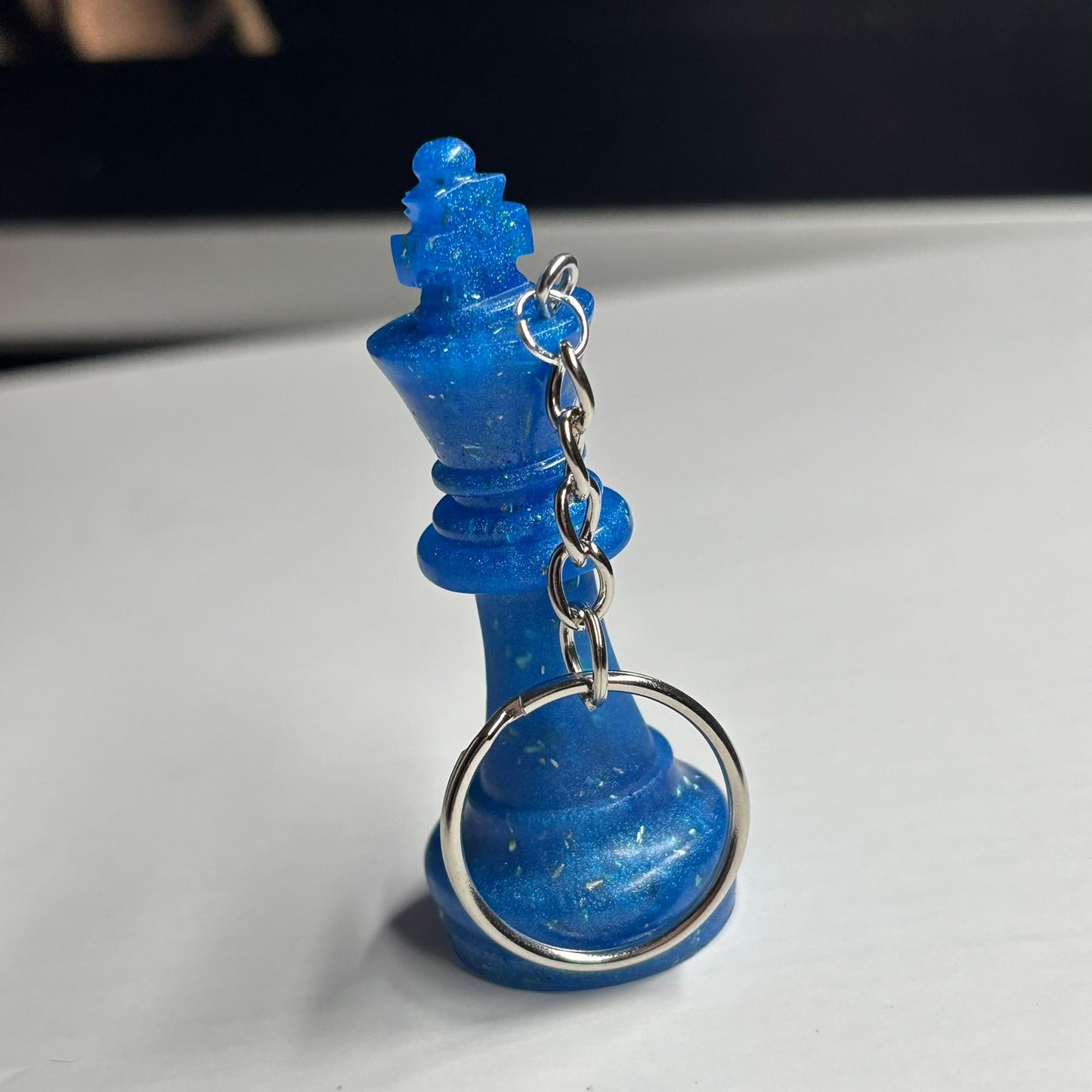 Blue King - Handmade Resin Keychain