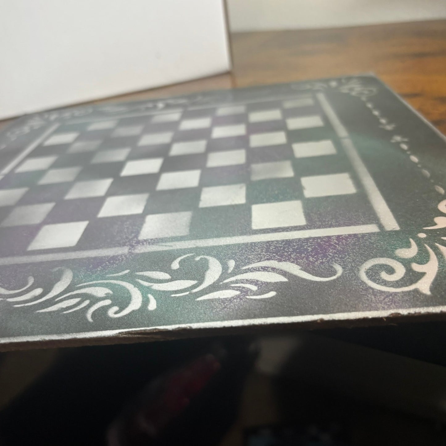 Mistic Space Hue - Painted Chess Board