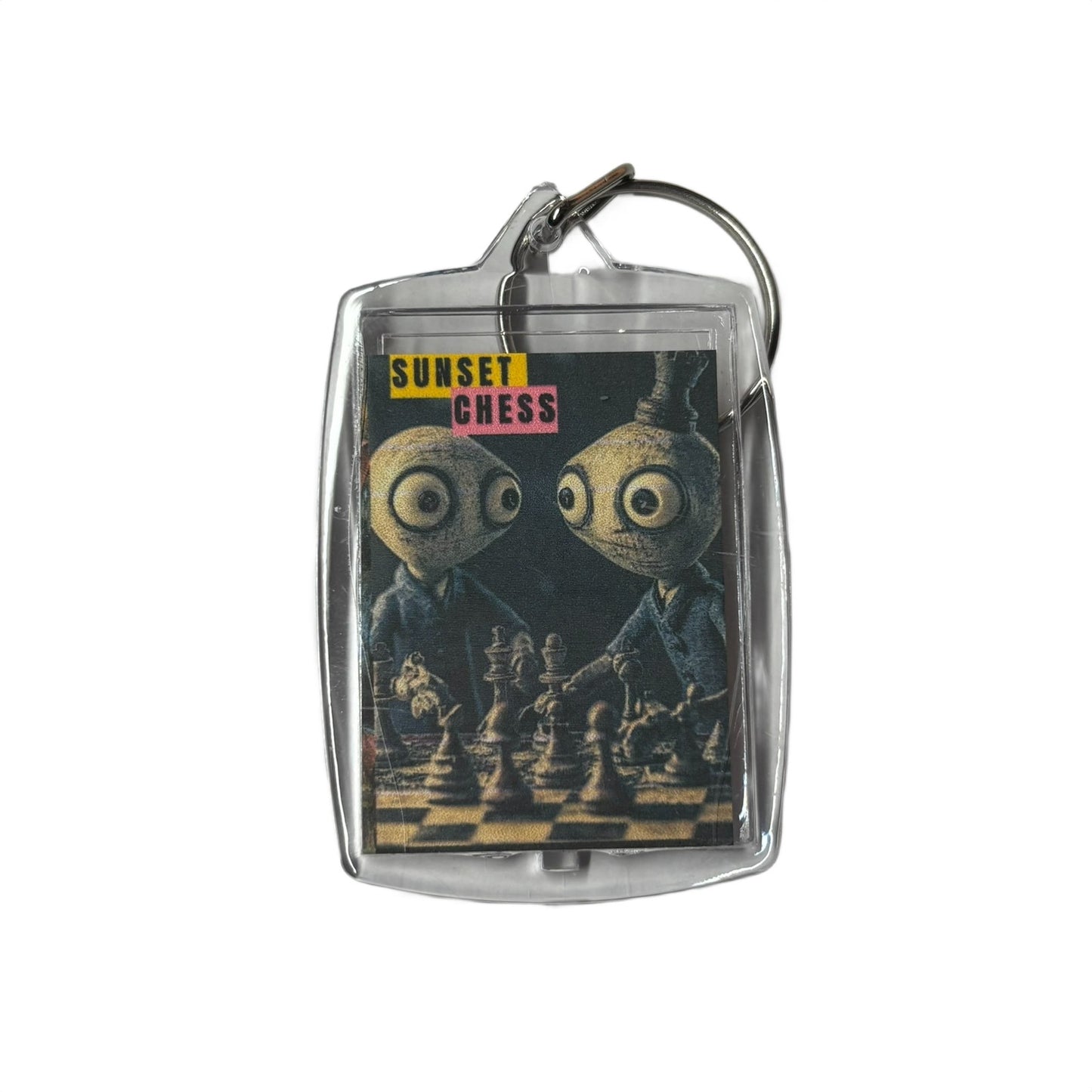 Sackcloth Buddies - Chess  Photo Keychain