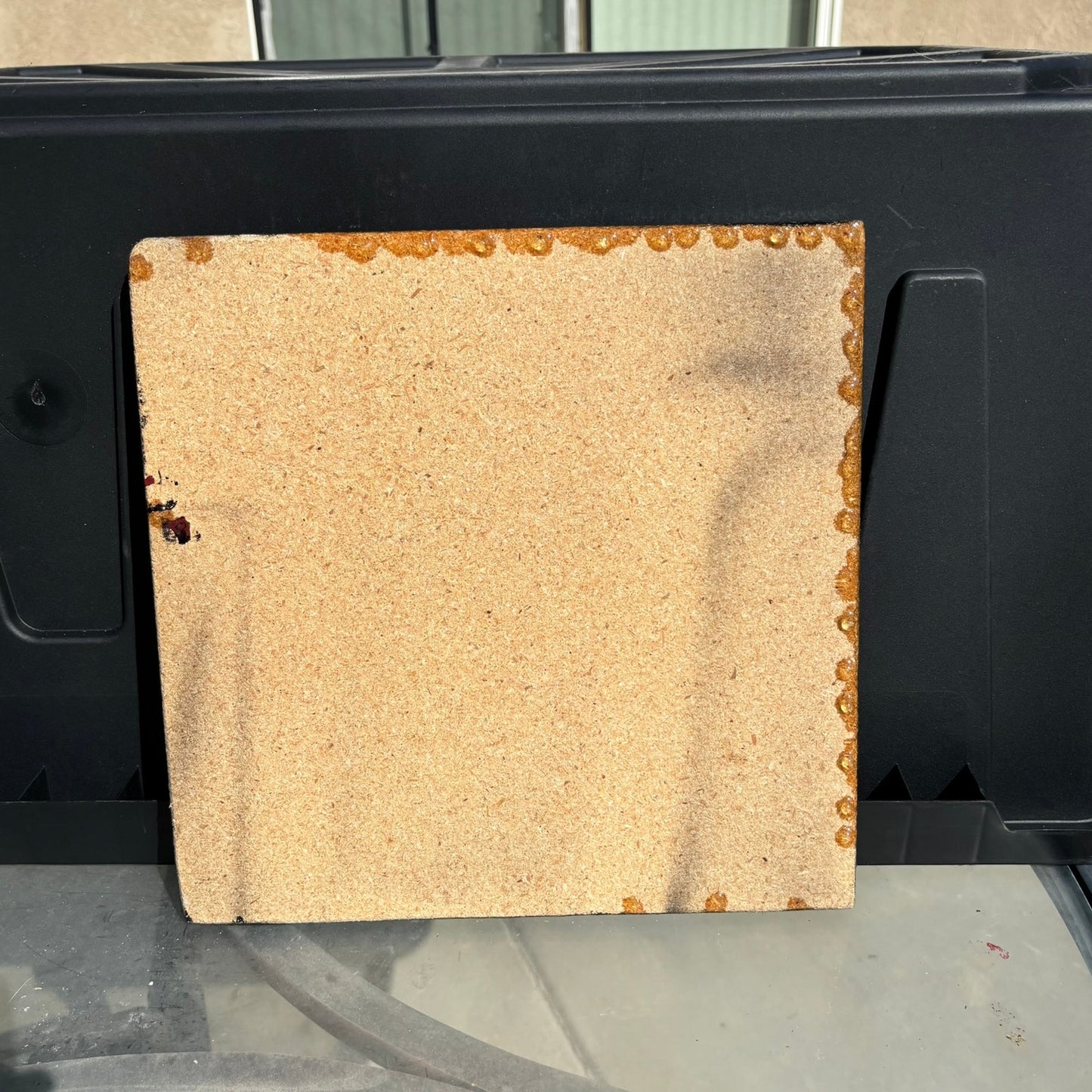 Grateful Words - Resin Coated Chess Board