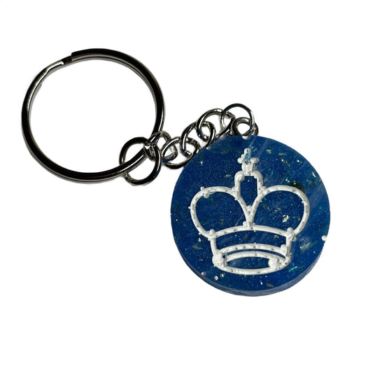 Blue King - Handmade Resin Keychain