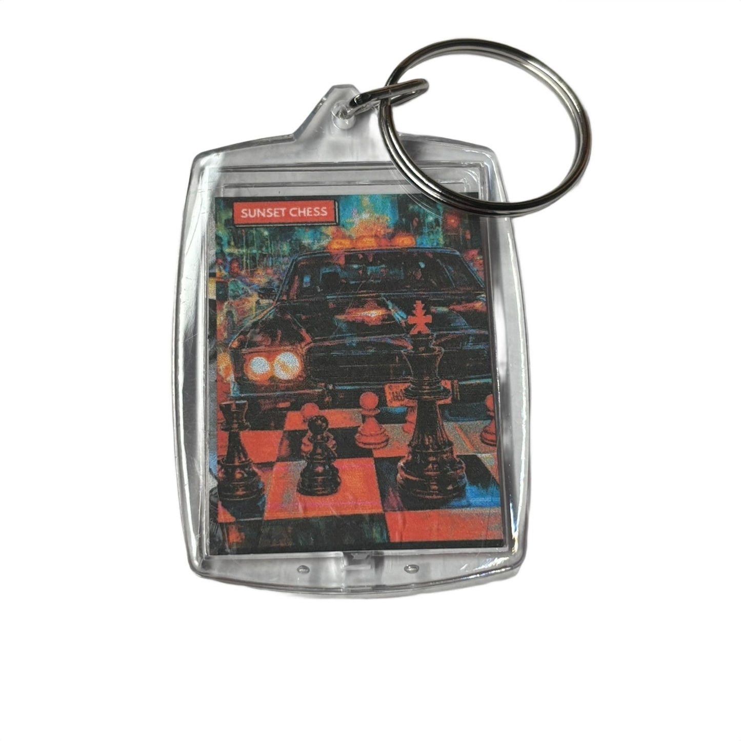 Hot Rod - Chess  Photo Keychain
