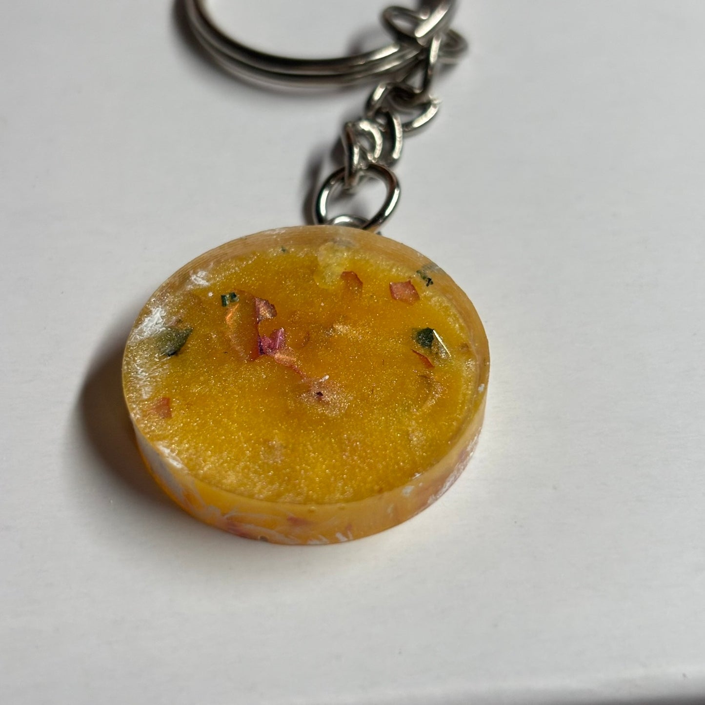 Banana King Royal - Handmade Resin Keychain - Flat Edition