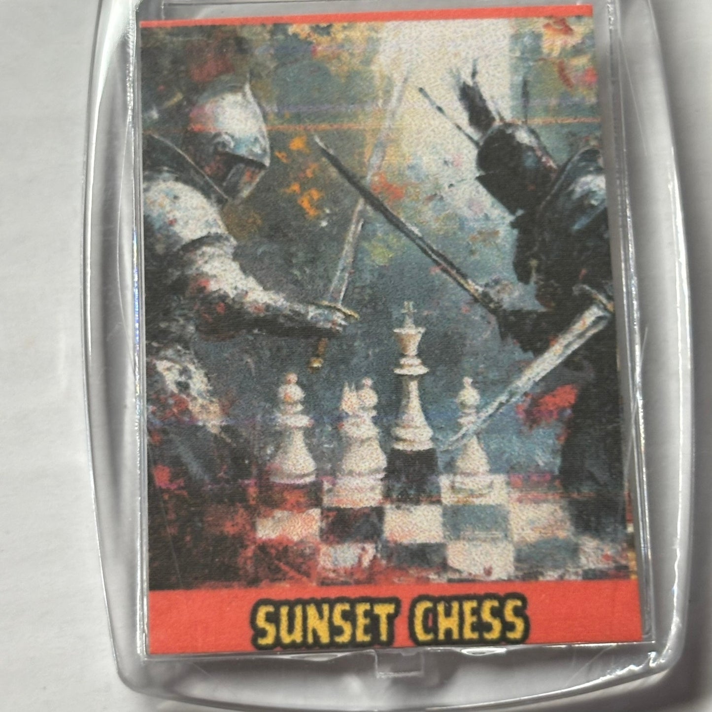 Battle Ground - Chess  Photo Keychain