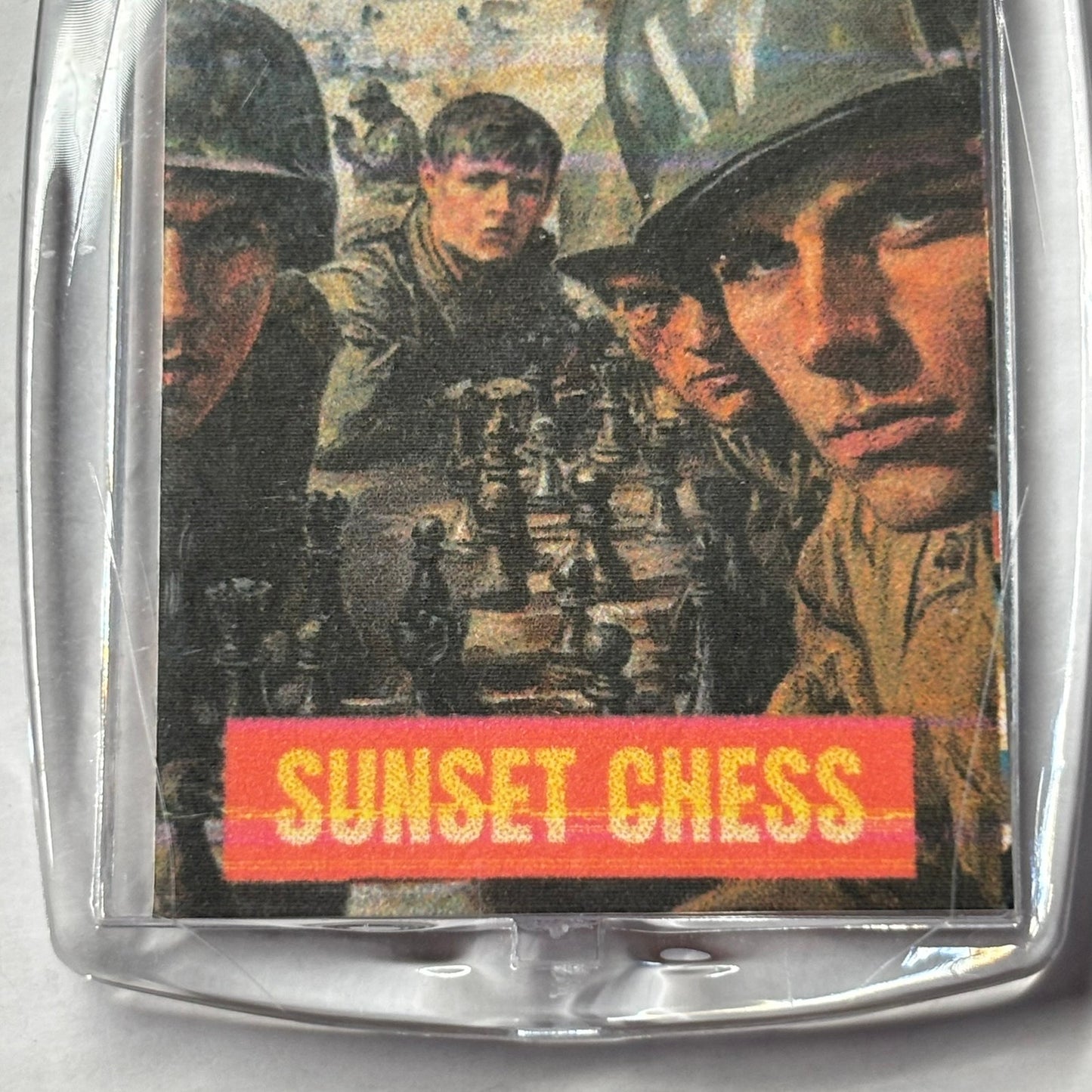 Young Soldiers - Chess  Photo Keychain